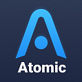 Логотип криптовалюты Atomic Wallet Coin