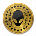 Логотип криптовалюты AlienCoin