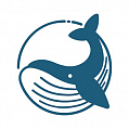 Логотип криптовалюты Blue Whale