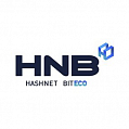 Логотип криптовалюты HashNet BitEco